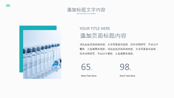 2023简约医疗医护卫生健康工作总结PPT模板