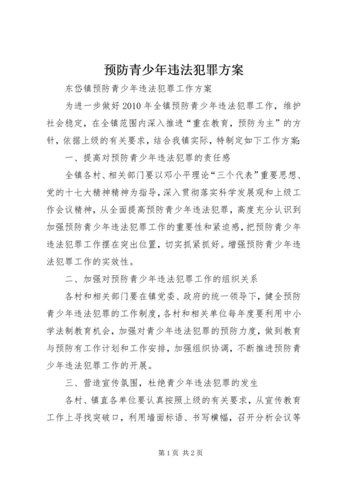 预防青少年违法犯罪方案_1.docx