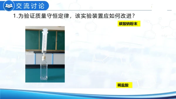 第五单元课题1质量守恒定律课件(共26张PPT内嵌视频)-2024-2025学年九年级化学人教版20