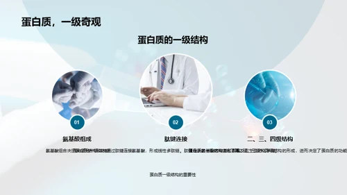 科技风生物医疗教学课件PPT模板