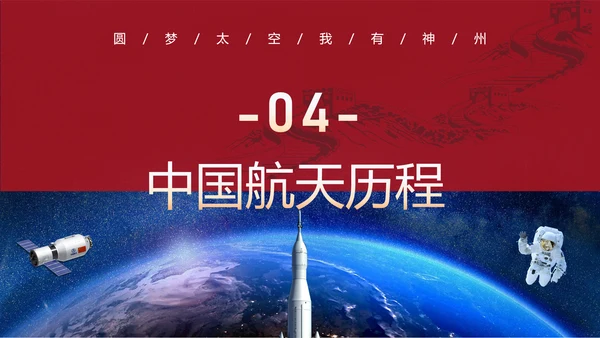 神舟13号航天科普知识PPT模板