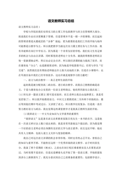 语文教师实习总结.docx