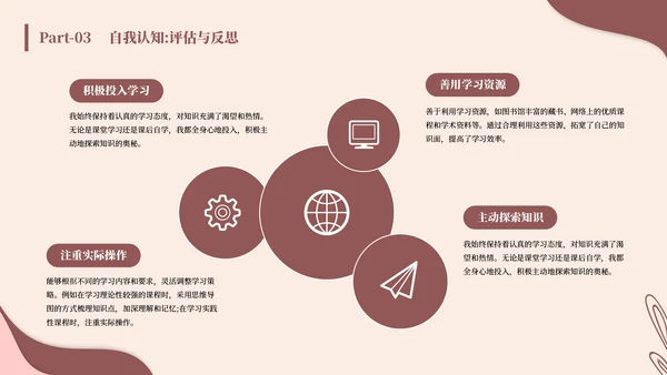 棕色清新风结业报告通用PPT模板