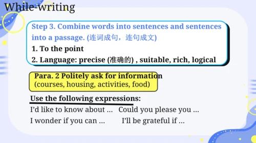 Unit 3 Section B Writing 课件（人教九年级Unit 3 Could you 