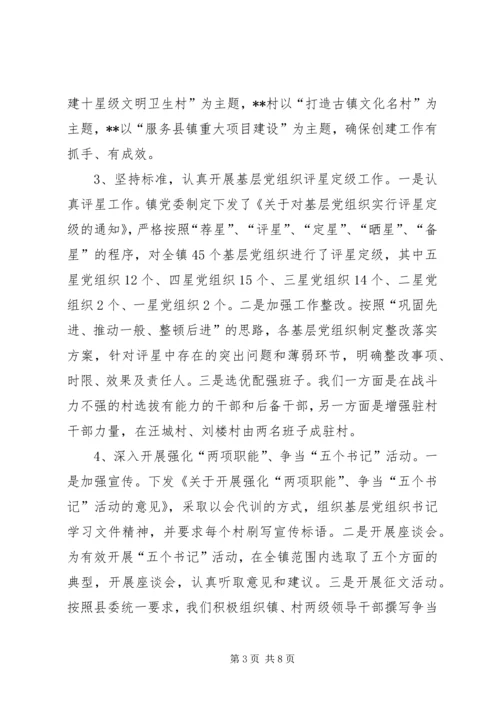 乡镇基层组织建设工作安排.docx