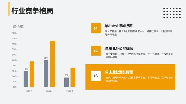 黄色商务风学术会议PPT模板