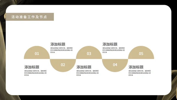 黑色纹理风质感简约活动促销策划方案PPT模板