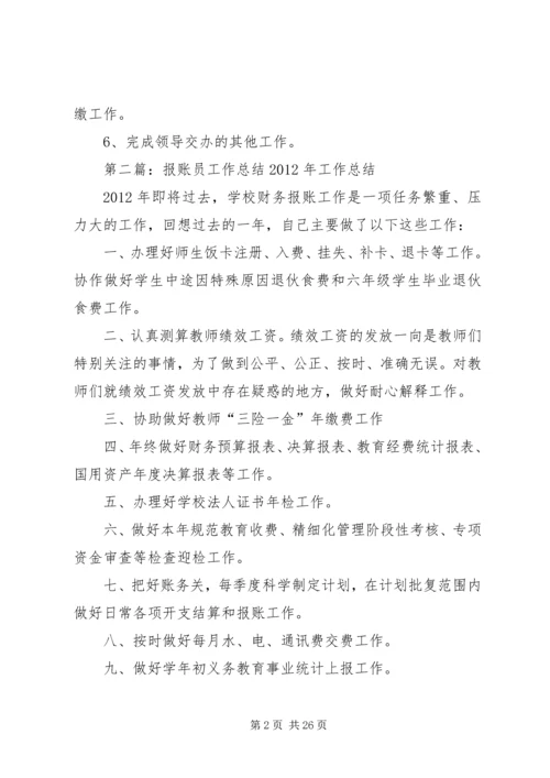 报账员工作总结及计划.docx