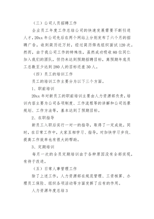 人力资源年度总结.docx