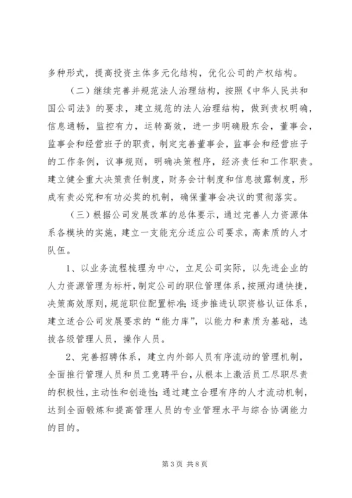 企业内部深化内部三项制度改革方案.docx