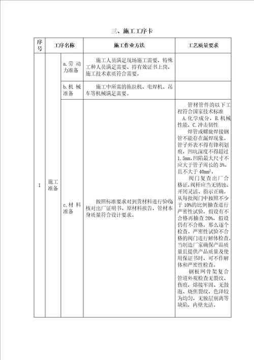 厂区管道安装作业指导书