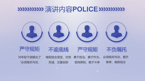 扫黑除恶专项斗争公安警察动态PPT模板