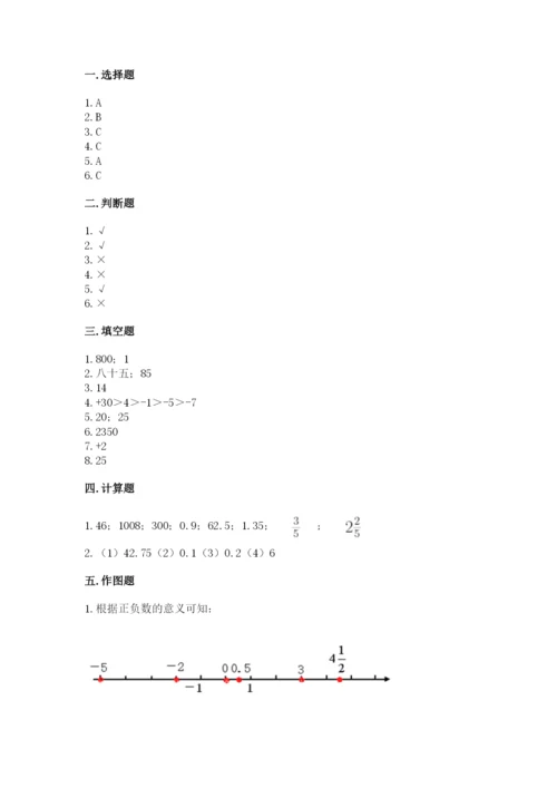 辉南县六年级下册数学期末测试卷（a卷）.docx
