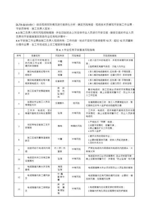 南方电网-配网工程-47-DLTX-02通信管道光缆安装作业指导书-2012-【完整版】.docx