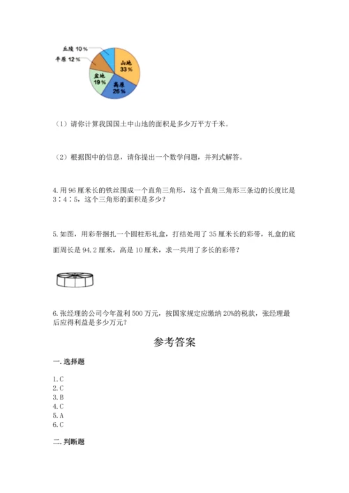 六年级下册数学《期末测试卷》及完整答案【夺冠系列】.docx
