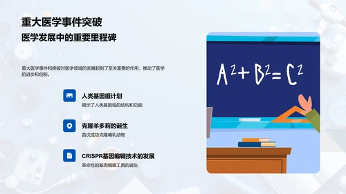 医学探索讲座PPT模板