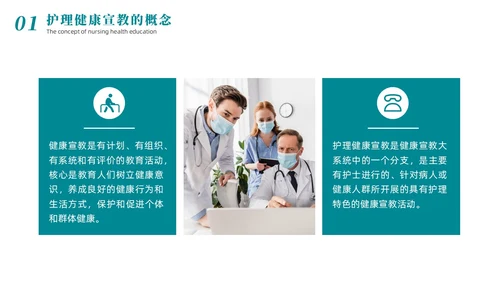 绿色商务简约风住院病人健康宣教商务通用PPT医疗