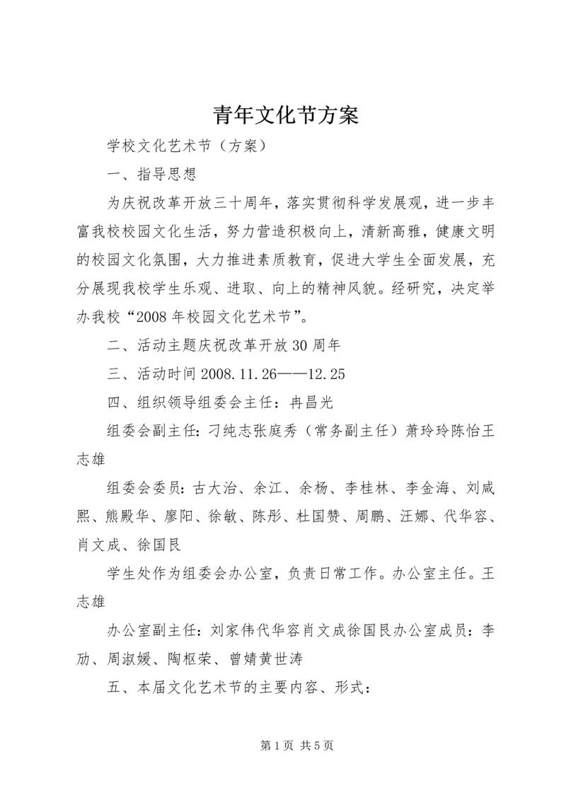 青年文化节方案 (2).docx
