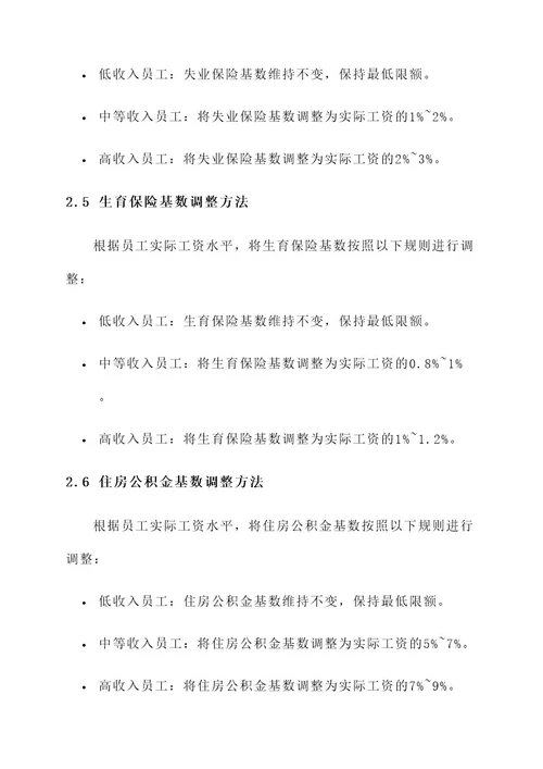 企业社保基数最新调整方案