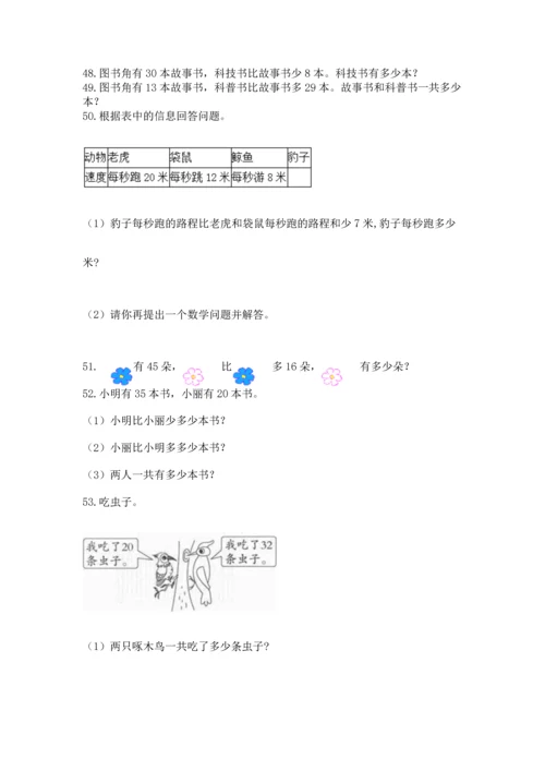 小学二年级上册数学应用题100道附答案【基础题】.docx