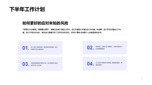 蓝色商务工作总结汇报PPT案例