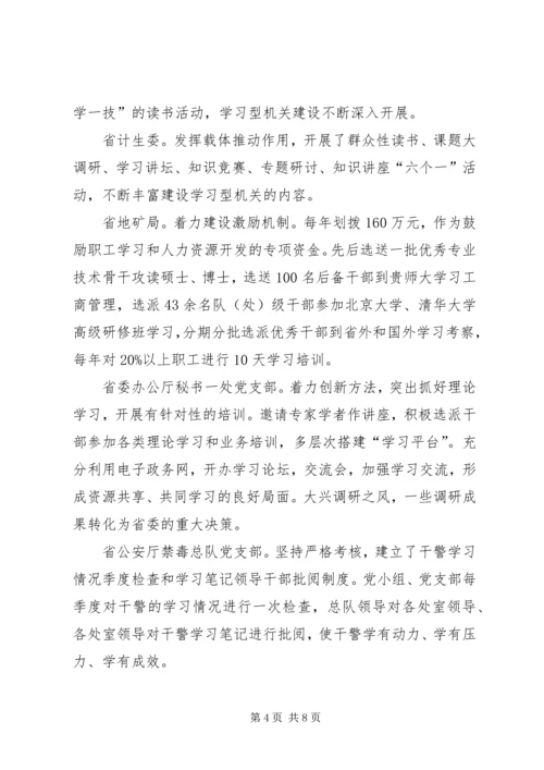 在省直机关建设学习型机关推进会上的讲话.docx