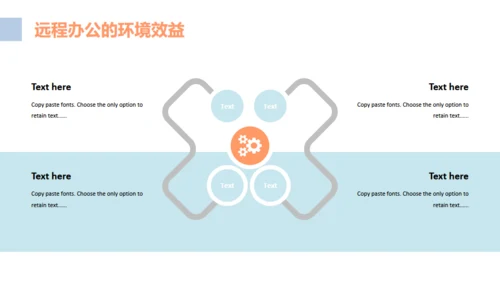 互联网PC电脑远程办公通用PPT模板
