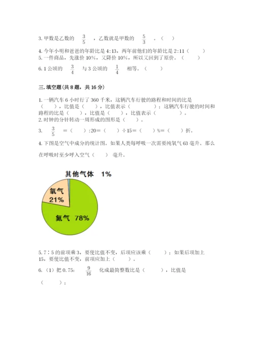 小学数学六年级上册期末卷（考点梳理）word版.docx