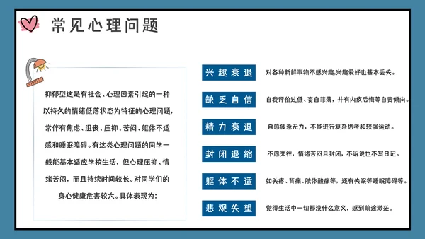 青春期中学生心理健康辅导通用PPT课件