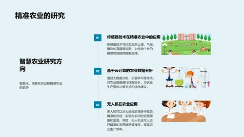 农学研究助力农业PPT模板