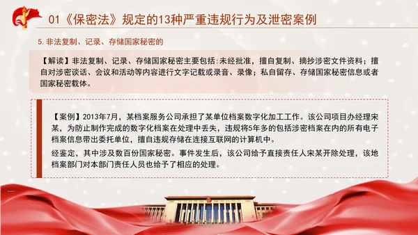 保密警示教育PPT典型泄密案例教育学习