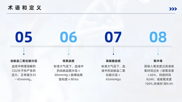 蓝色简约风成人氧气吸入疗法护理培训PPT模板护理查房