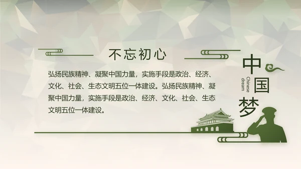 迷彩风格青春梦强军梦部队教育演讲动态PPT