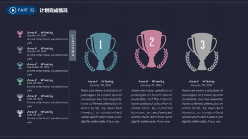 时尚炫酷企业年终总结汇报通用PPT模板