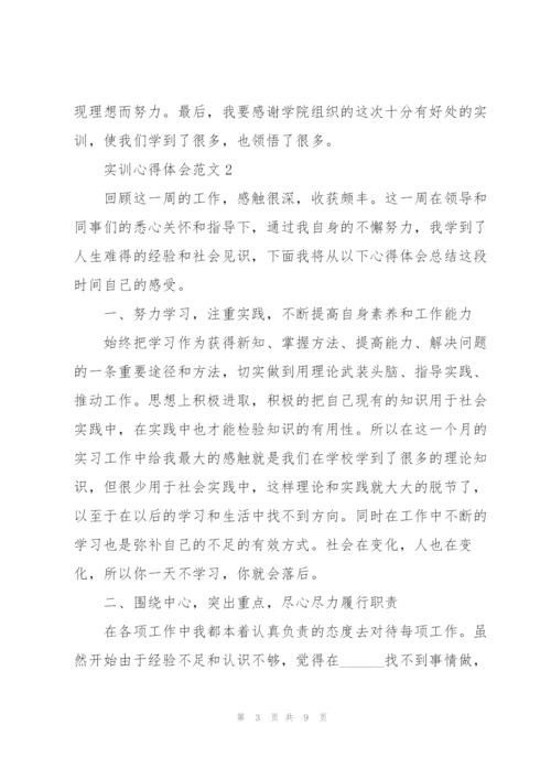 实训心得体会范文5篇.docx