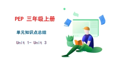 人教版(PEP)三年级上册Uint1-Unit3单元知识点总结课件（共17张PPT）