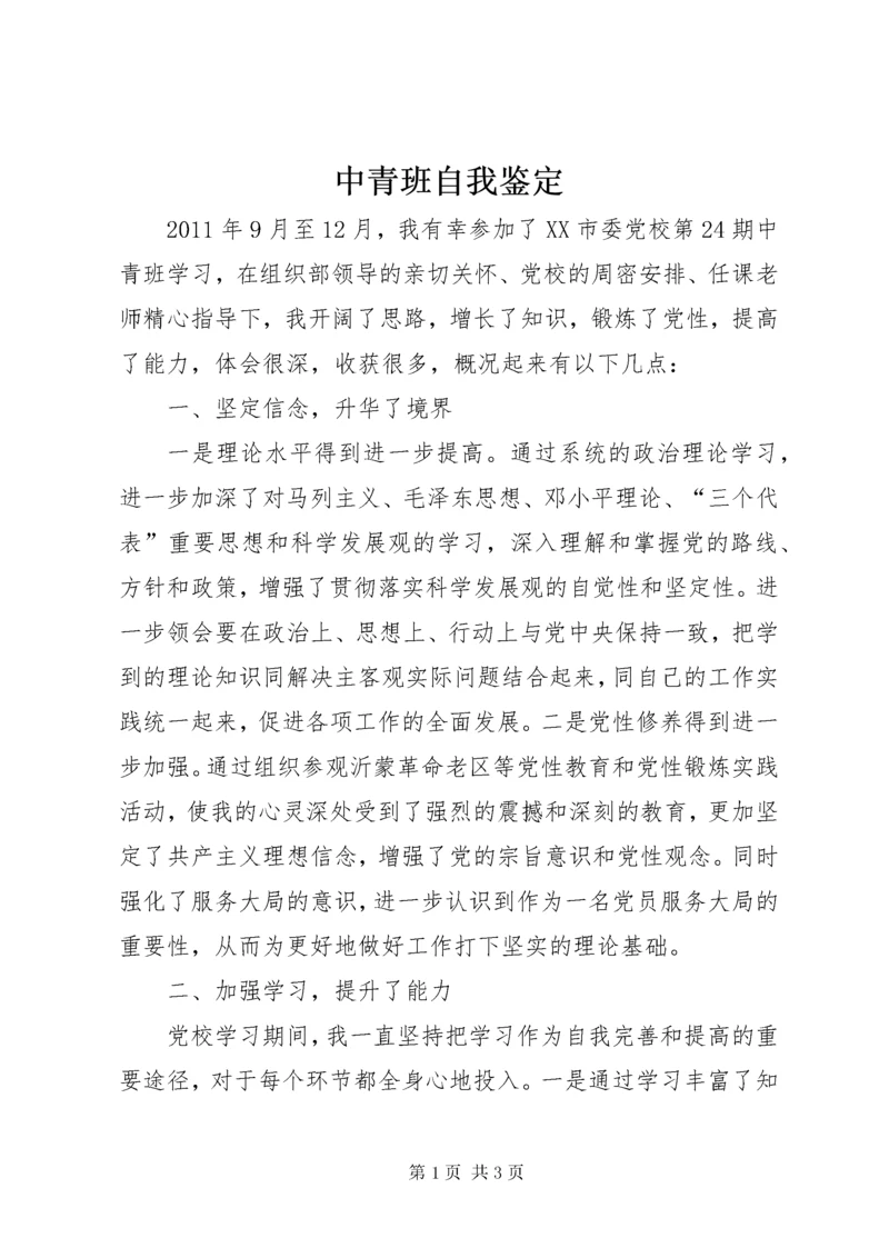 中青班自我鉴定 (6).docx