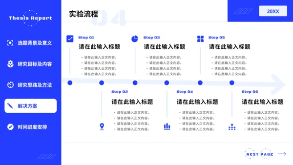 毕业答辩理工科开题报告通用PPT模板