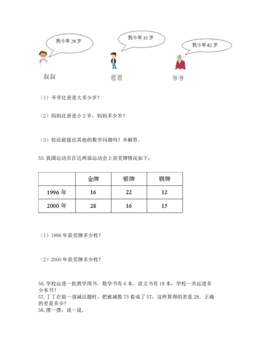 小学二年级上册数学应用题100道及参考答案（达标题）.docx