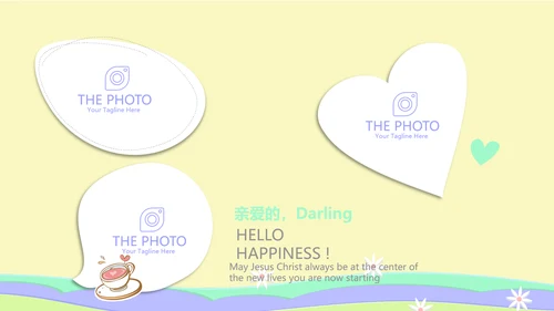 小学复活节彩蛋动态PPT