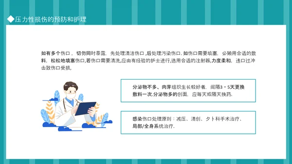 压力性损伤的预防和护理专业PPT模板