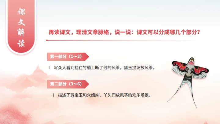 红楼春趣《红楼梦》通用PPT模板