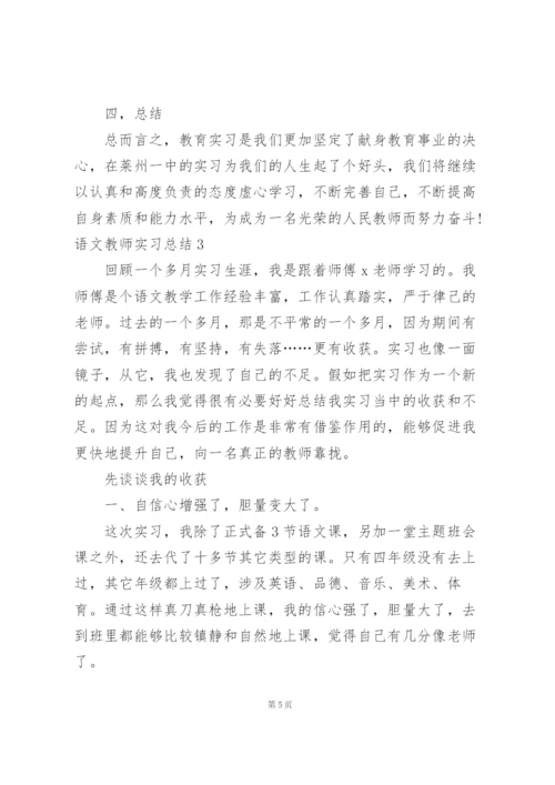 语文教师实习总结集锦15篇.docx