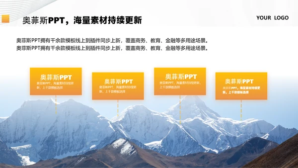 商务风黄色咨询汇报总结