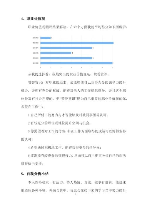 15页4000字财务管理专业职业生涯规划.docx