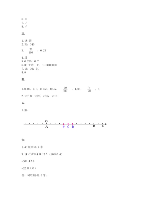 北师大版数学小升初模拟试卷精品【完整版】.docx