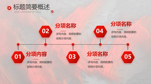 红色大气感动中国人物介绍动态PPT