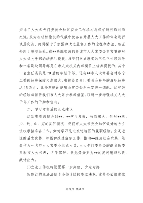 人大工作考察体会报告.docx