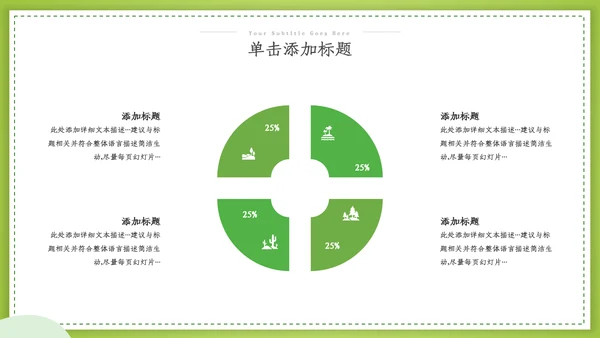 绿色环保2022生态文明建设公益PPT模板