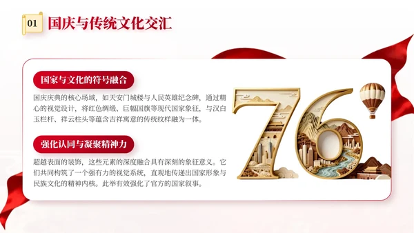 红色党政风国庆历史课堂专题讲座PPT模板